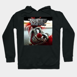 Twisted Metal series Sweet Tooth graphic design by ironpalette Hoodie